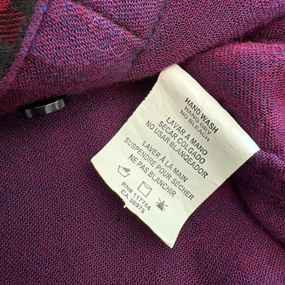 Rails Plaid Button Down Shirt Red Blue Women's XS Casual Western Grunge - Picture 7 of 8